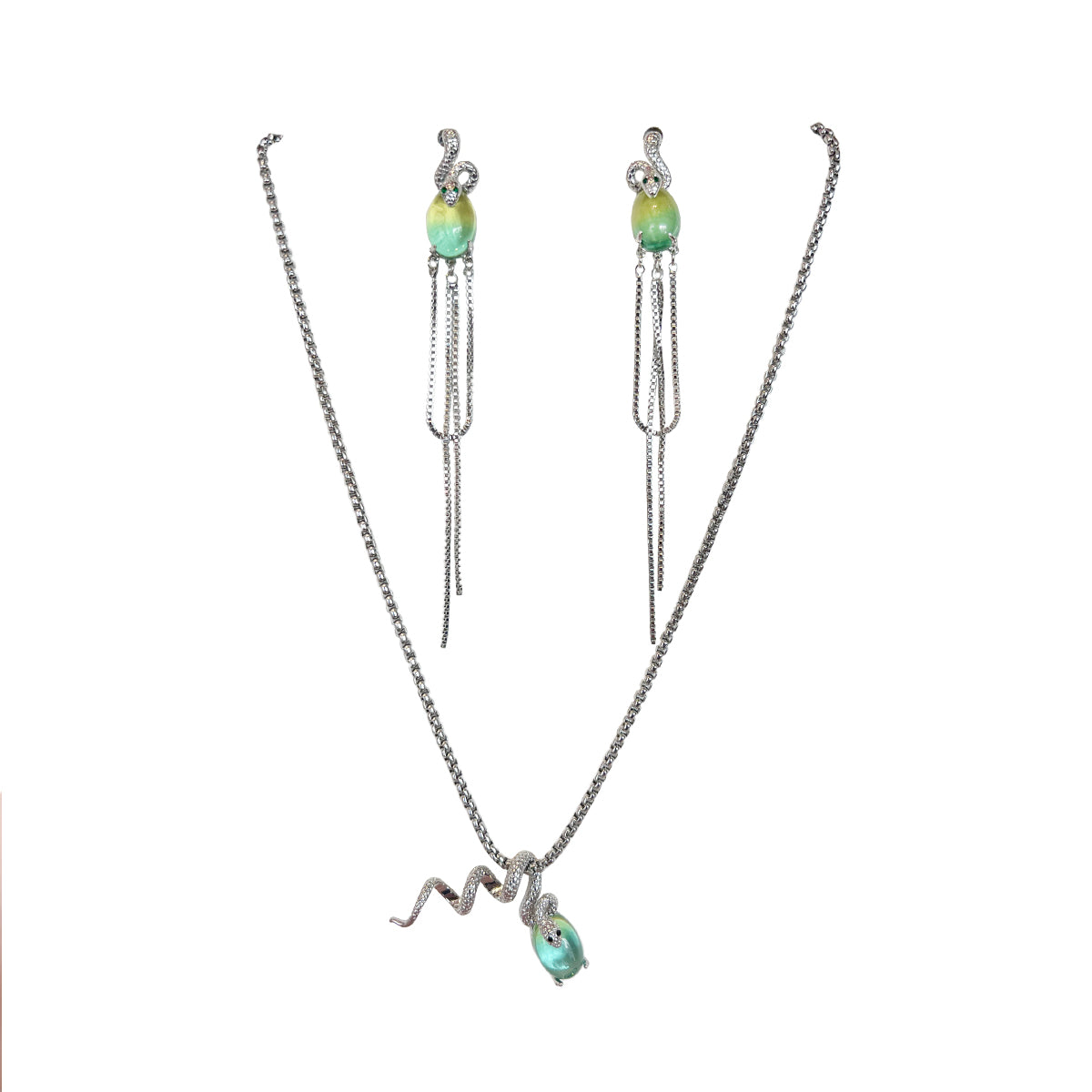 Snake Bone Chain Series-Necklace / Earrings / Ring / Brooch