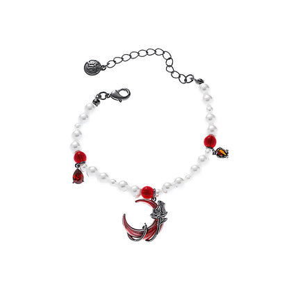 Blood Moon Rose Jewelry Set – Necklace / Bracelet / Earrings