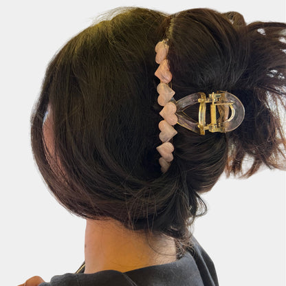 Jelly heart-shaped clip, high-end hairpin【varieties】