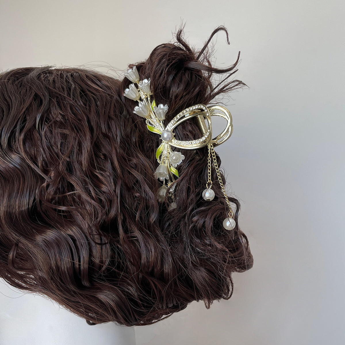 Tassel Hair Decorations, Flower Metal Hair Clips Shark Clips